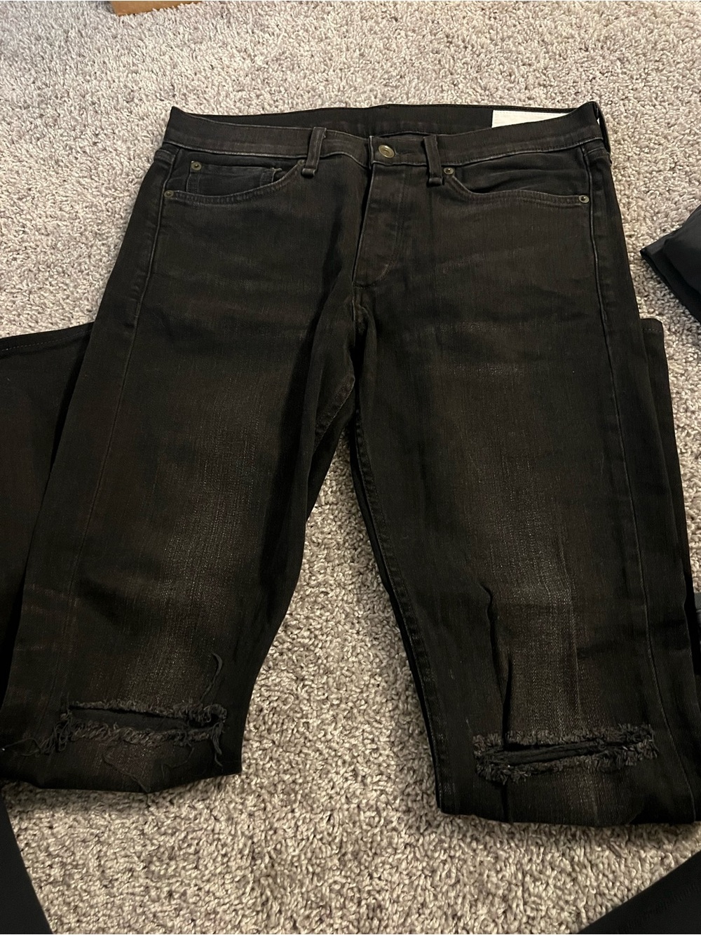 Men's Rag & Bone Distressed Slim Jeans - Classic Style